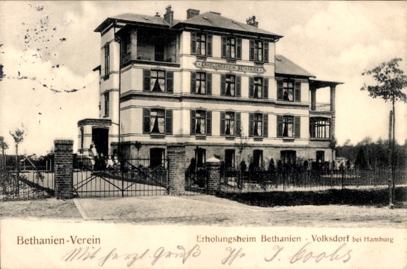 Ak Hamburg Wandsbek Volksdorf, Bethanien Vereniging, Bethanien Herstellingsoord