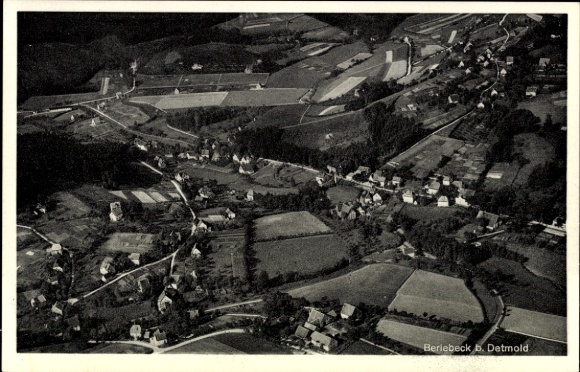 Ak Berlebeck Detmold im Teutoburger Wald, Luftbild