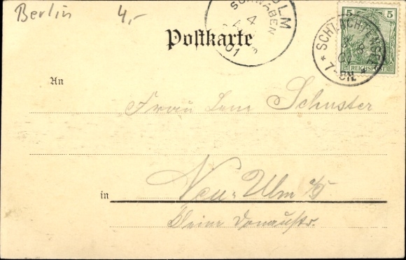 Postcard Berlin Zehlendorf, Schlachtensee, Old Fisherman's Hut, owner Herm. Marquardt, Grunewald