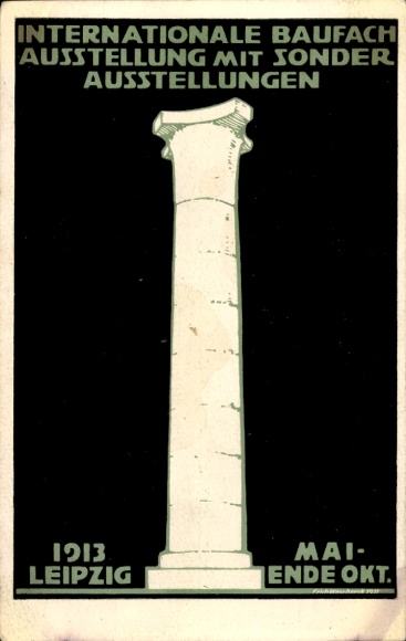 Ak Leipzig in Sachsen, Internationale Baufachausstellung mit Sonderausstellungen, 1913