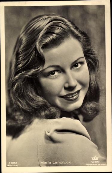 Postcard actress Maria Landrock, portrait, Ross Verlag 3309/1