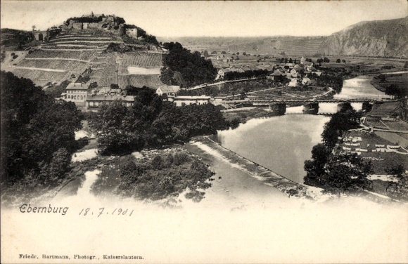 Ak Bad Münster am Stein Ebernburg, algemeen beeld