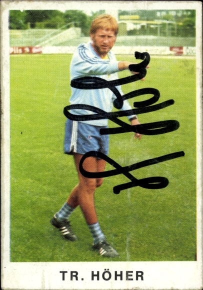 Obraz kolekcjonerski piłka nożna 1975/1976, zdjęcie nr 224, trener Höher