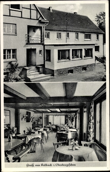 Postcard Külbach Denklingen Oberbergischer Kreis, house Bursch