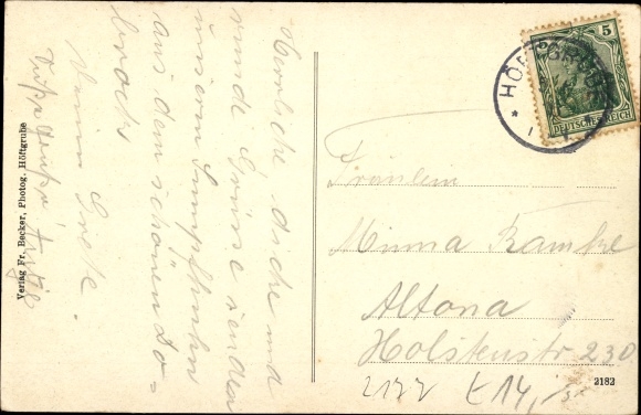 Postcard Höftgrube Wingst in Lower Saxony, Unter-Elbe establishment Himmelreich