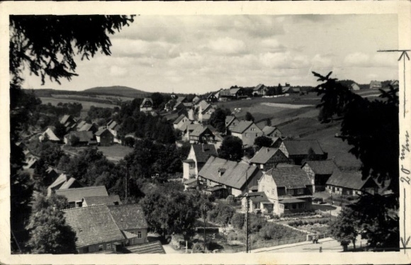 Postcard Tanne Oberharz am Brocken, overall view