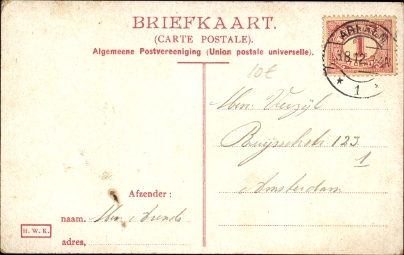 Postcard Arnhem Gelderland Netherlands, Velperweg, Tram 15