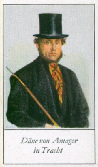 Collection picture The peoples of Europe, a contribution to racial science, 102 Danes from Amager in costume