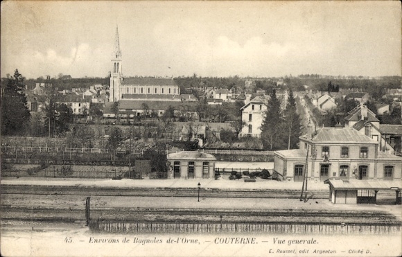 Postcard Couterne Orne, Vue generale