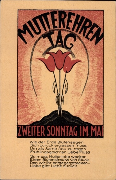 KP Dzień Matki, Dzień Honoru Matki, druga niedziela maja, tulipany