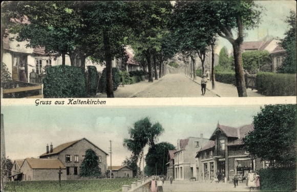 Ak Kaltenkirchen in Holstein, Straßenpartien