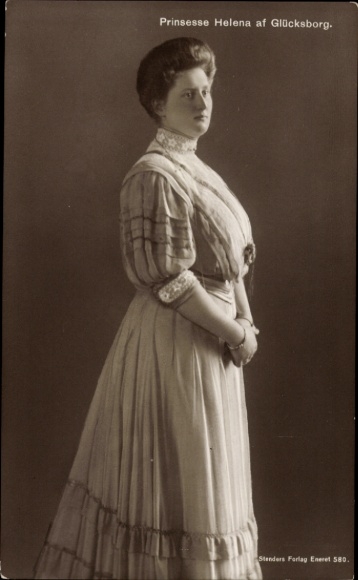 Ak Prinzessin Helena zu Schleswig Holstein Sonderburg Glücksburg, Portrait