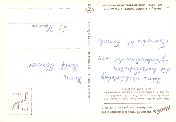 Postcard Mecki the Hedgehog, zodiac sign Sagittarius, November 23 to December 21