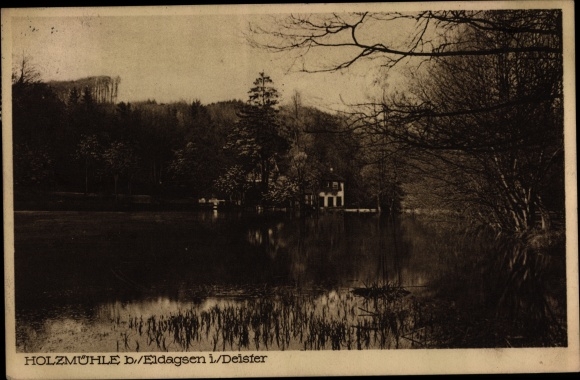 Postcard Eldagsen Springe am Deister Lower Saxony, Holzmühle