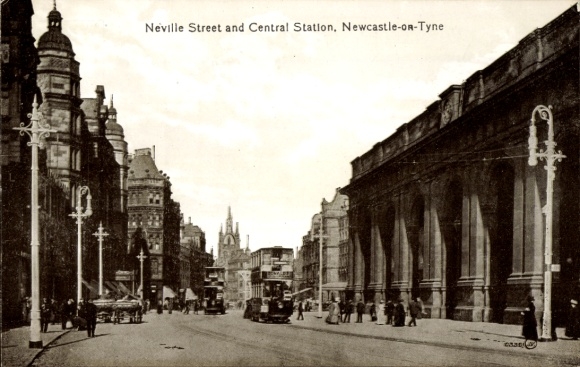 PC Newcastle upon Tyne Northumberland England, Neville Street, Central Station
