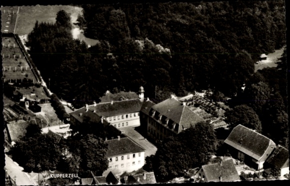 Postcard Kupferzell in Württemberg, aerial photograph, town view