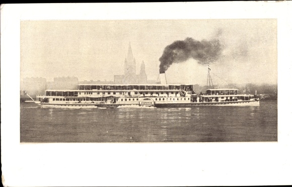 Photo Postcard steamer Jupiter