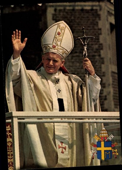 Herb KP Ak Papież Jan Paweł II, Karol Józef Wojtyła, portret