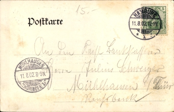 Postcard Hamburg Mitte St. Pauli, English Beer House for Porter Meyer, formerly Charles Neale, Billiard Hall