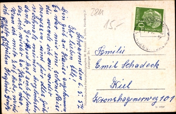 Postcard swarms in Lower Saxony, Gerh's inn. Rosenhagen