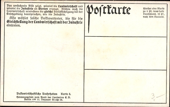 PC Deutsche Landwirtschaft, Deutsche Industrie, total production values from 1909, Kaiserreich