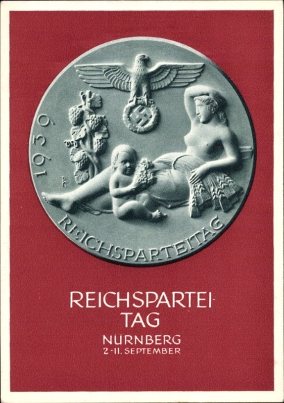 Ganzsachen Ak Nürnberg, Reichsparteitag 1939, Reichsparteitag des Friedens