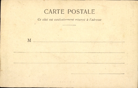 Postcard Nos Bons Agents, l'Agent crachoir, public spittoon