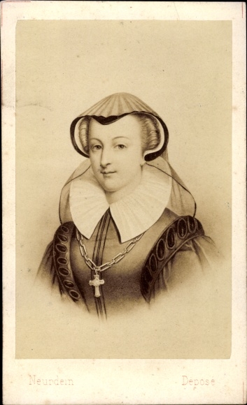 Carte de Visite Mary Stuart, Queen of Scotland and France
