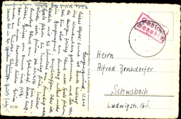 Ak Georgensgmünd in Mittelfranken, Panoramaansicht