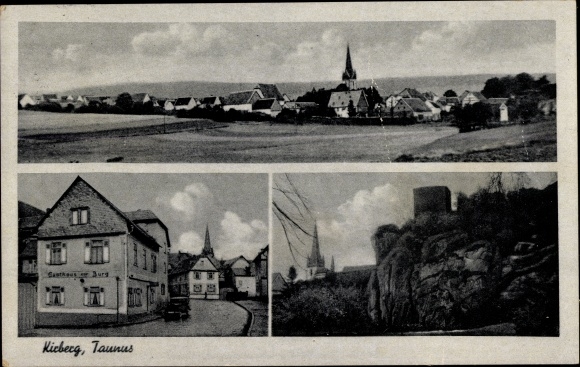 PC Kirberg Hünfelden in Taunus Hessen, inn at Kirberg Castle, general view