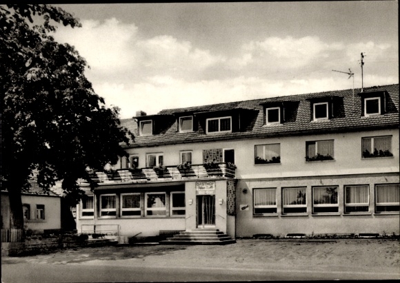 Ak Kothen Motten in der Röhn Unterfranken, Gasthof Pension zur Pilsterquelle