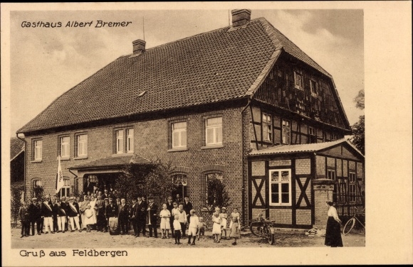 Ak Feldbergen Söhlde in Nedersaksen, Gasthaus Albert Bremer