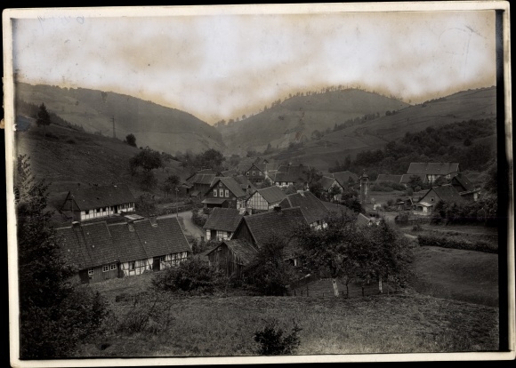 Fot. Wieda Walkenried Harz, widok na miasto, ok. 1920 r