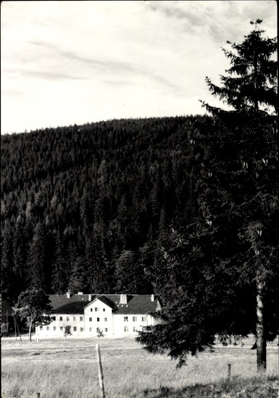 Postcard Oberpöbel Schönfeld Dippoldiswalde Sachsen, Reichsbahn holiday home