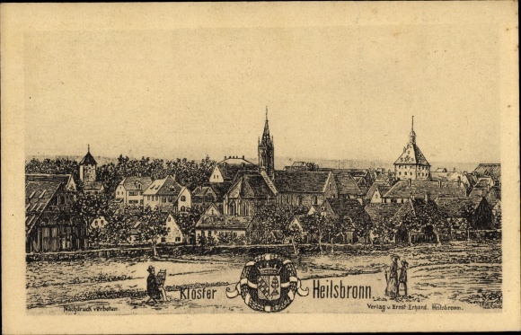 KP artysty Heilsbronn w Środkowej Frankonii, klasztor Heilsbronn