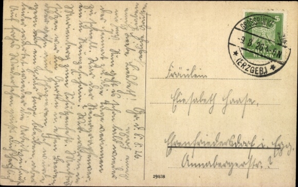 passe-partout KP Großrückerswalde w Rudawach, Kościół z 1470 r.