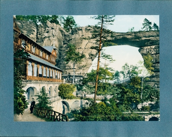 Photo Hřensko Herrnskretschen Elbe Region Aussig, Prebischtor