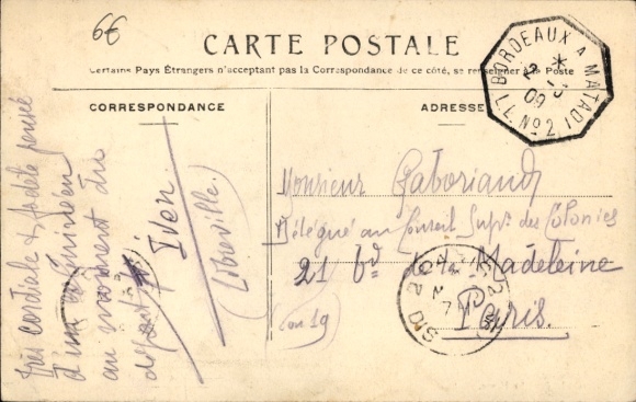 Postcard Le Havre Seine Maritime, The passenger ship 'Europe' of the shipping company Chargeurs Reunis is moored in...