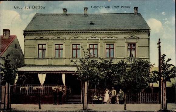 Postcard Bötzow Oberkrämer in Brandenburg, inn
