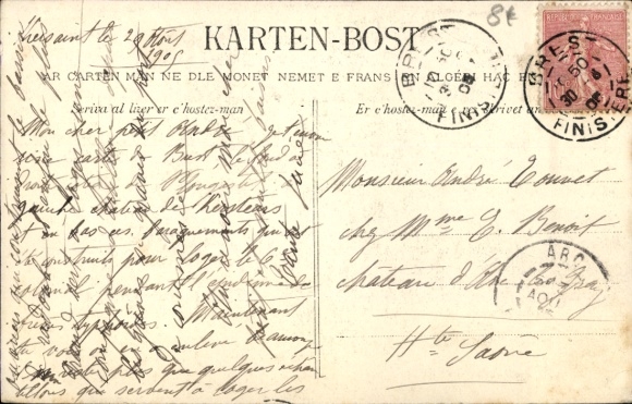 CPA Brest Finistère, Panorama