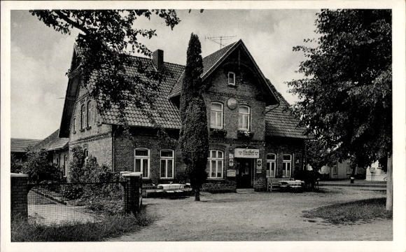 Postcard Wittorf Visselhövede Kr. Rotenburg Lower Saxony, Gasthaus zum Paterbusch, building with roof...