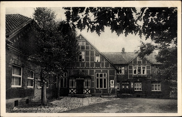 Postcard Obernwöhren Stadthagen in Lower Saxony, restoration and pension Ölkrug am Bückeberg