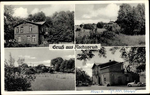 Ak Dörnick in Sleeswijk-Holstein, groeten uit Rochusruh