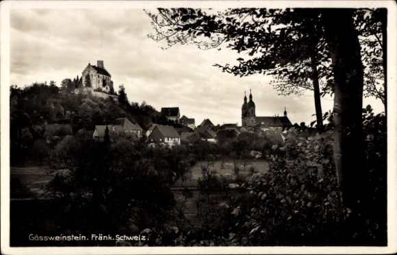 Postcard Gössweinstein Gößweinstein in Upper Franconia, general view