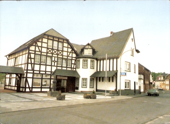 Postcard Bad Bodendorf Sinzig Rhineland Palatinate, Volksbank, Hauptstraße