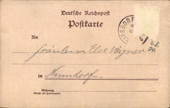 precursor Chromo-Litho Schmiedeberg Dippoldiswalde in the Ore Mountains, total view, Gasthof Schmiedeberg