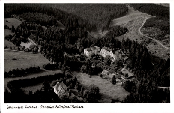 Postcard Clausthal Zellerfeld in the Upper Harz, Johanneser Kurhaus