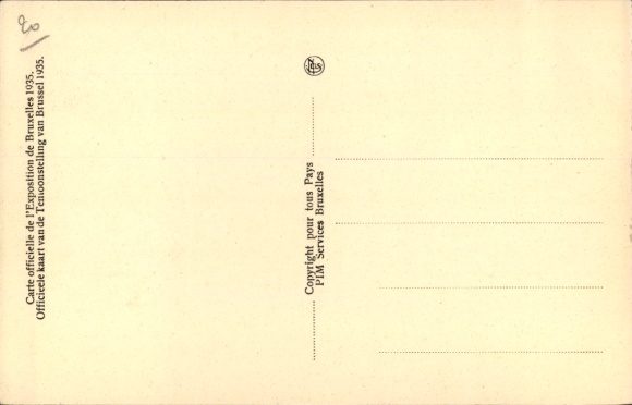 PC Brussels Brussels, exhibition 1935, rose garden