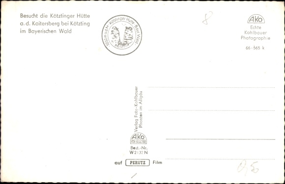 Ak Bad Kötzting im Bayerischen Wald, Kötztinger Hütte a. d. Kaitersberg