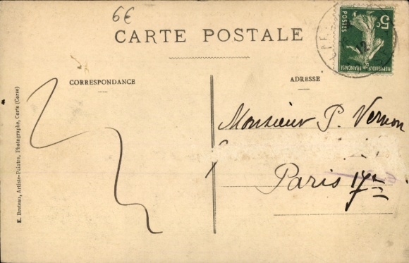 Postcard Corte Haute Corse, Panorama